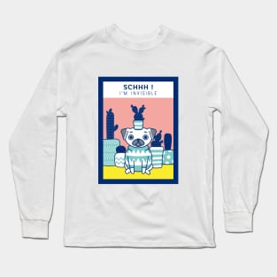 Incredible invisible Pug Long Sleeve T-Shirt